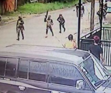 Militanţi ai Statului Islamic au atacat oraşul filipinez Marawi, şi au ridicat steagul negru al Statului Islamic pe cladirea primăriei locale