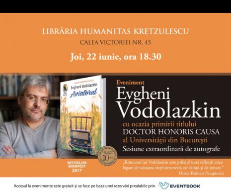 Cel mai IMPORTANT scriitor rus al momentului va primi titlul de DOCTOR HONORIS CAUSA al Universităţii din Bucureşti