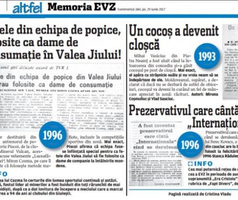 MEMORIA EVZ: Fetele din echipa de popice, folosite ca dame de consumație în Valea Jiului!