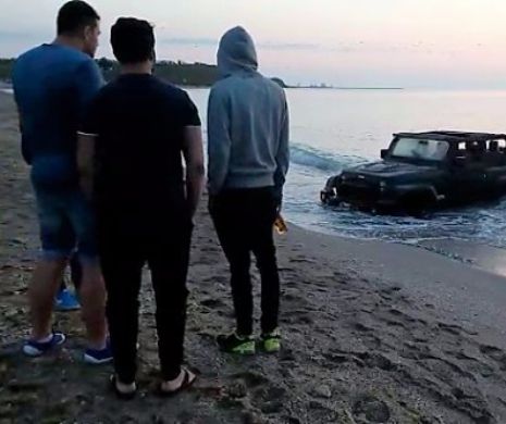 Parcarea pe plaja din Vama Veche, 2000 de euro pentru un turist francez