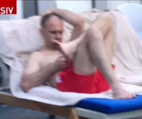 Sebastian Ghiță se relaxează la piscina unui hotel de lux, din Serbia - FOTO