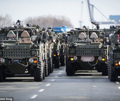 Uriaşe coloane militare vor bloca, de azi până duminică, Valea Oltului şi drumul spre Giurgiu