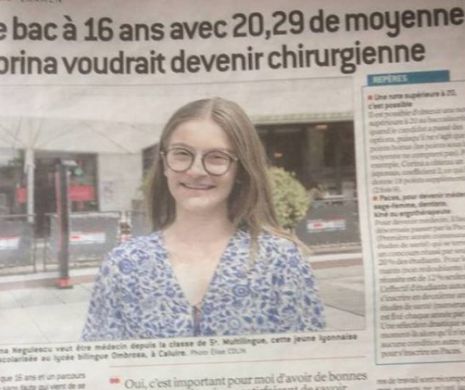 O româncă ȘOCHEAZĂ Franța! A obținut mai mult decât nota maximă la BACALAUREAT!