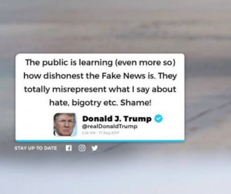 Donald Trump, ATAC pe Twitter:  „Cât de necinstită este presa Fake News.  Rușine!”