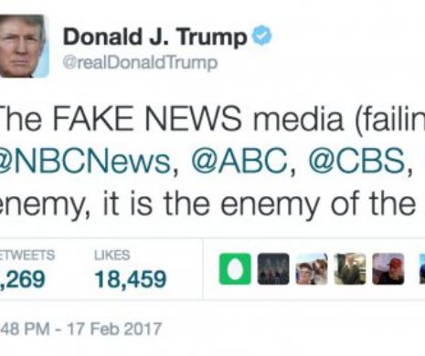 Concluzie ŞOCANTĂ! Tinerii NU mai au încredere în PRESĂ din CAUZA  lui TRUMP