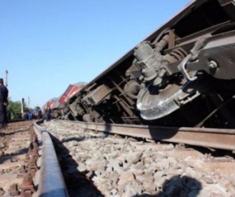 SCENARIU SUMBRU. Un tren de călători a DERIAT în judeţul TIMIŞ