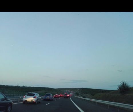 Trafic rutier INFERNAL pe Autostrada Soarelui, în urma unui ACCIDENT