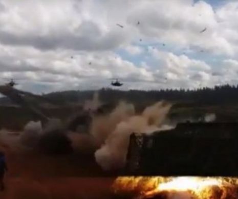 Un elicopter rus lansează accidental DOUĂ RACHETE asupra unor CIVILI - VIDEO