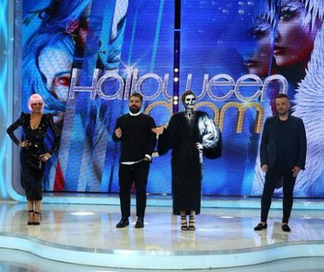 Excentrica Iulia Albu este de nerecunoscut! Vedeta s-a pregătit intens pentru „Sărbătoarea morților”
