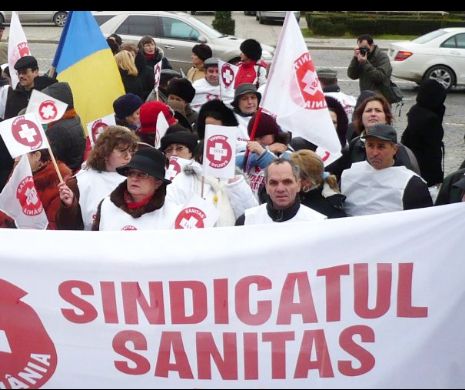 Federația SANITAS, proteste în Piața George Enescu. Bucureștiul, BLOCAT între orele 11.00-14.00!  Unde sunt RESTRICȚII în trafic și ce spun POLIȚIȘTII