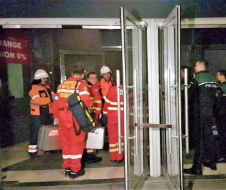 Alertă la Constanța. Incendiu într-un mall din centru