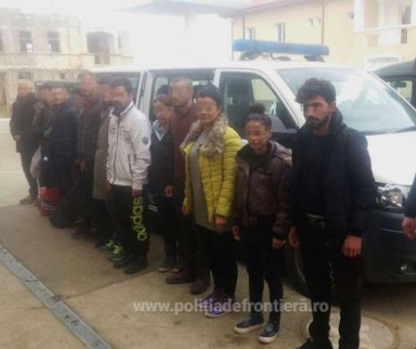Captura zilei la Poliția de Frontieră: migranți irakieni și călăuze din Ucraina