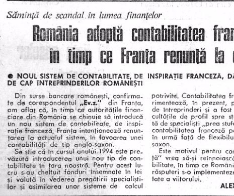 Contabilitatea franceză, criticată înainte de a fi implementată