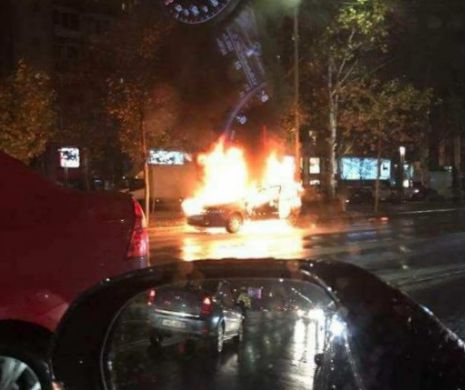 INCENDIU ÎN CENTRUL CAPITALEI. Stare de alertă! Unde sunt forţele speciale? VIDEO