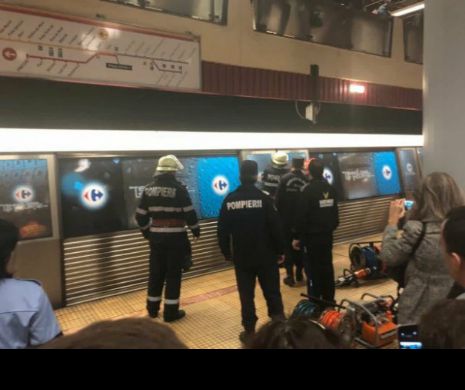 PANICĂ LA METROU! Circulația trenurilor BLOCATĂ, în urma unei tentative de SUICID