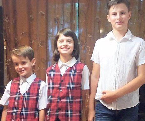 Andrei, Laura și Vlăduț, frățiorii puși pe șotii