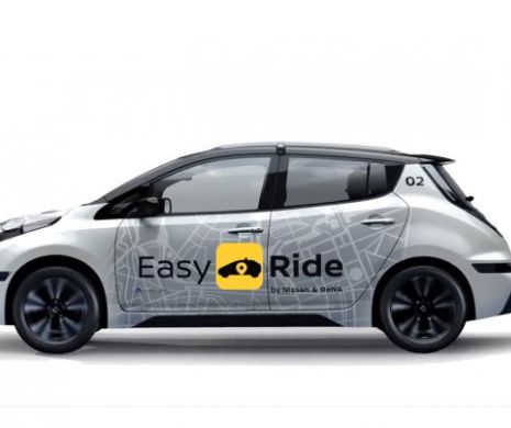 Japonezii lansează taxiurile fără șofer