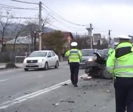 La 18 ani, beat şi fără carnet, a spulberat cu maşina 4 tineri  în Sălaj