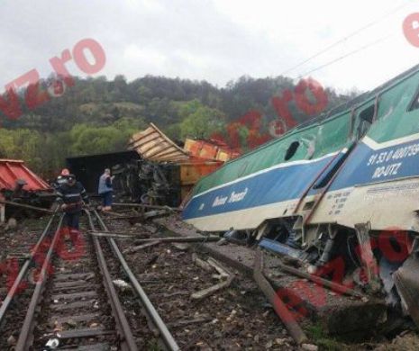 TREN DERAIAT PE AUTOSTRADĂ. Breaking news!