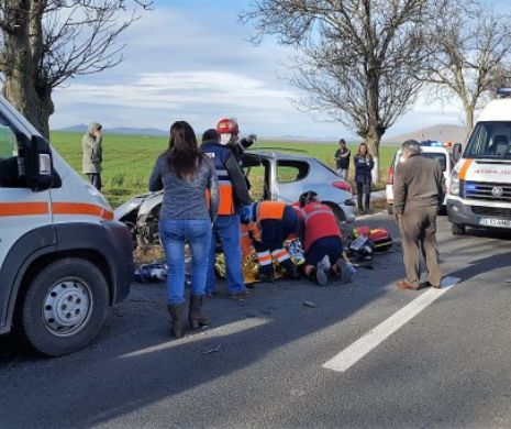 ACCIDENT TERIBIL pe DN1, soldat cu 15 VICTIME! Patru mașini s-au ciocnit