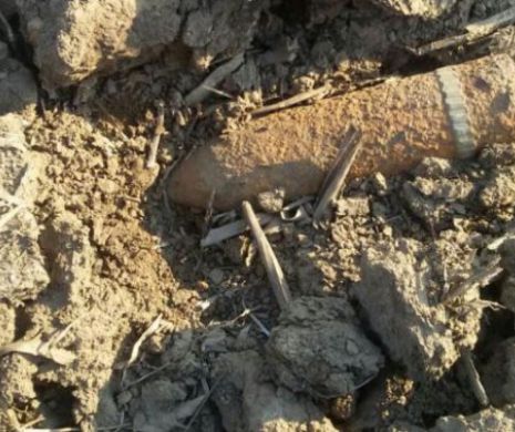 VASLUI. Un țăran a găsit o bombă în curte
