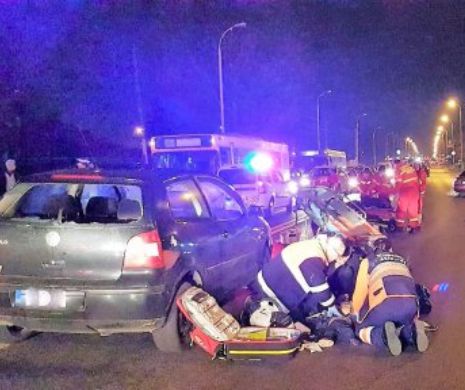 Accident cumplit, cu patru victime, la Constanța. Un copil în stare gravă