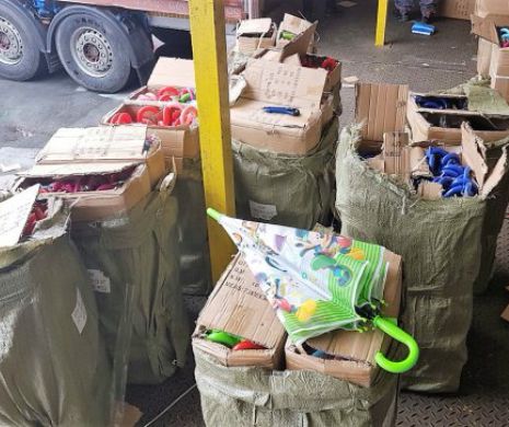 CONTRABANDĂ cu UMBRELE în portul Constanța