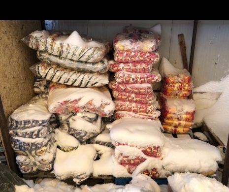 Control OPC la depozitele de alimente. Sancțiuni pentru mărfuri alimentare lăsate în ger