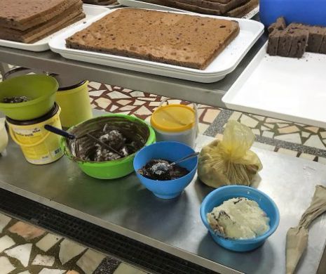 Două laboratoare de prăjituri și produse de patiserie, inchise de OPC Constanța. Ouă murdare, eclere stricate, ustensile ruginite