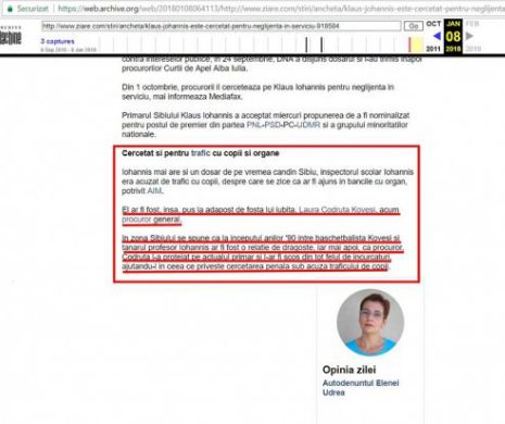 După dezvăluirile de ieri, ZIARE.COM a ŞTERS materialele cu Iohannis: „Ştergerea urmelor nu-i absolvă de rușine...”