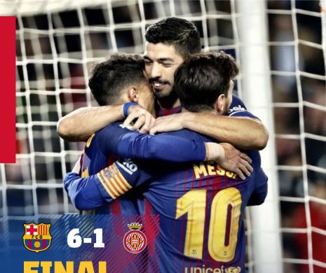 FOTBAL EUROPEAN. Barcelona și Real Madrid și-au SPULBERAT adversarele. „Extratereștrii” și „galacticii” au marcat 10 goluri