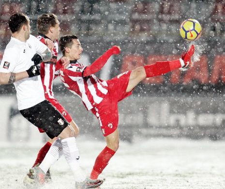 Fotbalul românesc, înghețat de codurile portocalii