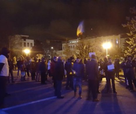 Protest, la Constanța, împotriva ministrului Justiției, Tudorel Toader