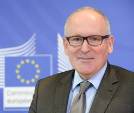 Vicepreședintele CE ajunge joi în România. Ce întâlniri va avea Frans Timmermans la București