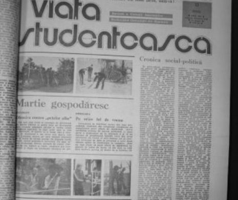 Cum a pus CEAUŞESCU cu botul pe labe VIAŢA STUDENŢEASCĂ încă de la NR. 2