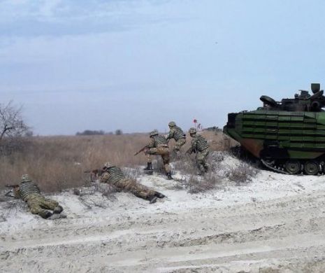 Exerciții de apărare și desant naval, cu militari români și americani, la Capu Midia