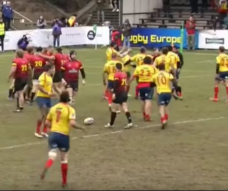 ÎMBRÂNCELI și aplauze sarcastice pentru ARBITRUL român, la finalul MECIULUI care a trimis România la Mondialul de rugby - VIDEO