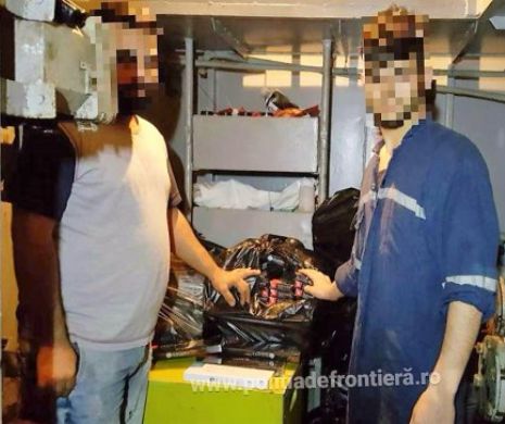 Țigări de contrabandă, la bordul unei nave străine din portul Constanța
