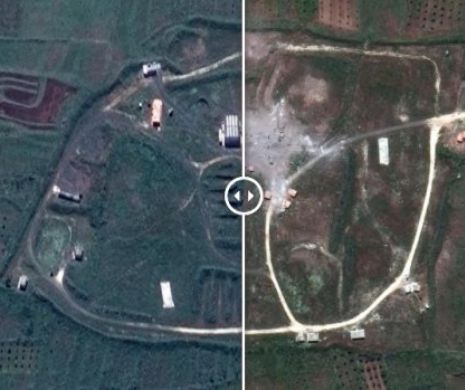Imagini cu ȚINTELE DISTRUSE în Siria, la CNN. Efectul ATACURILOR SUA, Franței și Marii Britanii