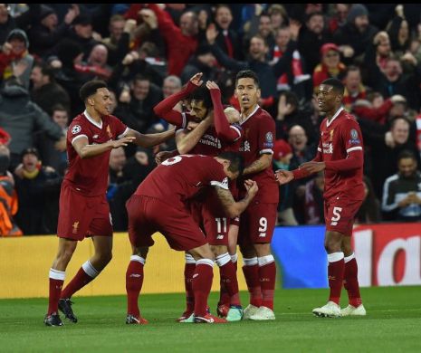 LIGA CAMPIONILOR. SHOW pe „Anfield Road”, în prima semifinală a competiției. S-au marcat 7 goluri, Liverpool e cu un pas în finală