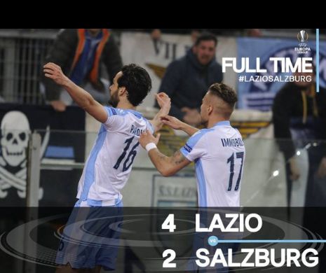 LIGA EUROPA. Meciuri SPECTACULOASE în prima manșă a „sferturilor”. S-au marcat 14 goluri în patru partide, Lazio și Arsenal s-au impus detașat