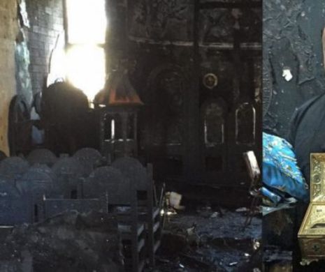 MINUNE! Ce s-a întâmplat cu MOAŞTELE din ALTAR după un INCENDIU care a ARS totul în BISERICĂ