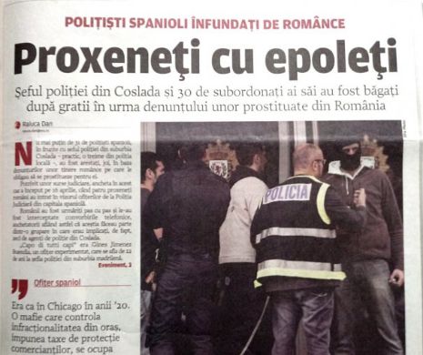Poliţiştii spanioli, înfundaţi de romance