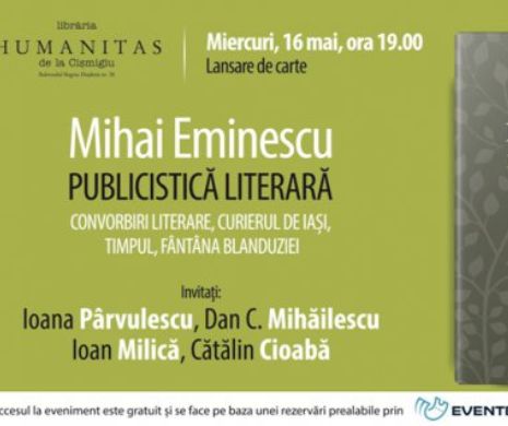 Gazetarul MIHAI EMINESCU - cum scria marele poet știrile zilei la ziarul Timpul