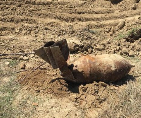 Măsuri de siguranță la Tulcea. Bombă de aviație, periculoasă, găsită la Isaccea