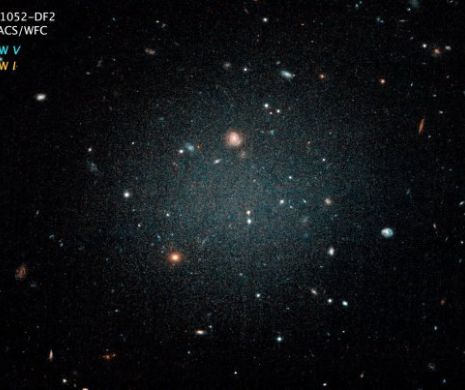O enigma pentru astronomi: galaxia fara materie intunecata
