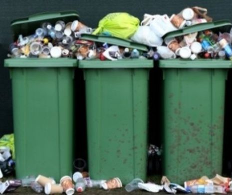 Oraș îngropat în gunoaie. Gunoierii au intrat în grevă