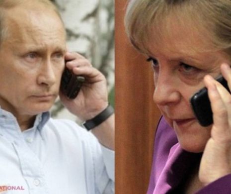 Putin şi Merkel au dispus crearea unei misiuni ONU în Donbas