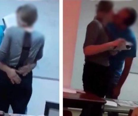 SCANDAL MONSTRU în învățământul românesc! Un profesor a fost SURPRINS cum își SĂRUTĂ PASIONAL și își PIPĂIE eleva - VIDEO SCANDALOS