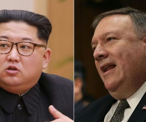 Secretarul de Stat american Mike Pompeo  efectuează o vizită fulger în Coreea de Nord